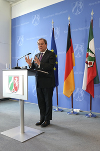 Statement von Armin Laschet zur aktuellen Lage zum Coronavirus in Düsseldorf