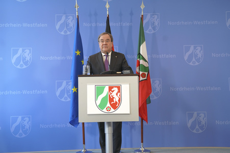 Statement von Armin Laschet zur aktuellen Lage zum Coronavirus in Düsseldorf