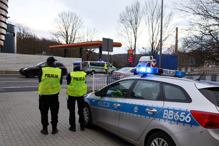 Deutsch-polnische Grenze zwischen Zgorzelec und Görlitz wird von polnischen Spezialkräften kontrolliert