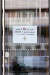 Symbolfoto Schulschließung wegen Coronavirus in Nürnberg