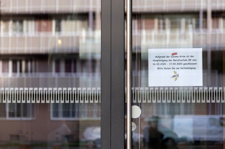 Symbolfoto Schulschließung wegen Coronavirus in Nürnberg
