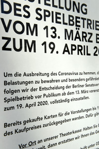 Maßnahmen gegen die Ausbreitung des Coronavirus in Berlin
