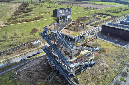 Luftbildaufnahme vom Expogelände in Hannover-Laatzen