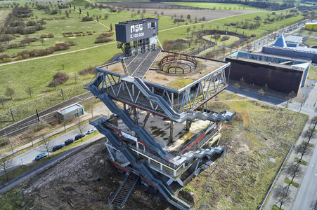 Luftbildaufnahme vom Expogelände in Hannover-Laatzen