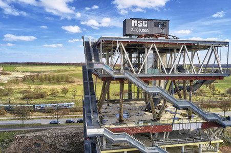 Luftbildaufnahme vom Expogelände in Hannover-Laatzen