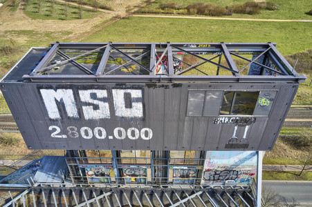 Luftbildaufnahme vom Expogelände in Hannover-Laatzen