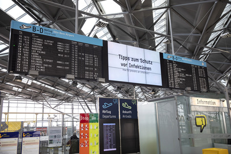 Auswirkungen des Coronavirus auf den Flughafen Köln/Bonn