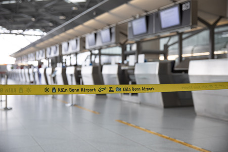 Auswirkungen des Coronavirus auf den Flughafen Köln/Bonn
