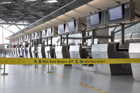 Auswirkungen des Coronavirus auf den Flughafen Köln/Bonn