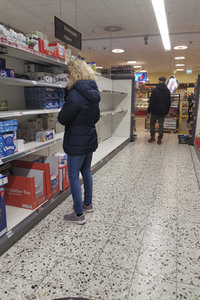 Hamsterkäufe wegen Coronavirus in Berlin