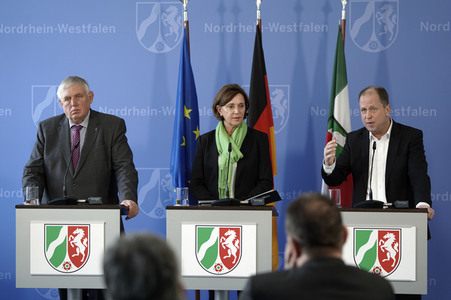 Pressebriefing zur Eindämmung des Coronavirus in Düsseldorf