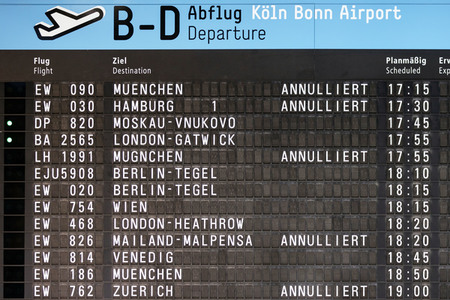 Auswirkungen des Coronavirus auf den Flughafen Köln/Bonn
