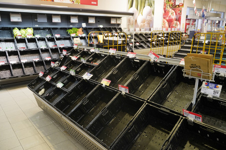Symbolfoto Hamsterkäufe wegen Coronavirus