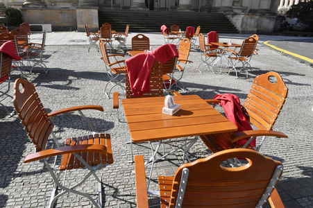 Ausflugsziele nach Schließung zum Schutz gegen die Ausbreitung des Corona-Virus in Berlin