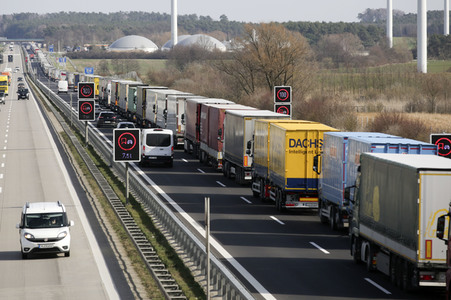 Grenzschließung Polen wegen Corona-Virus in Frankfurt (Oder)