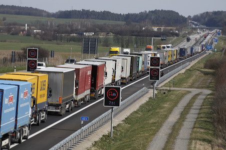 Grenzschließung Polen wegen Corona-Virus in Frankfurt (Oder)