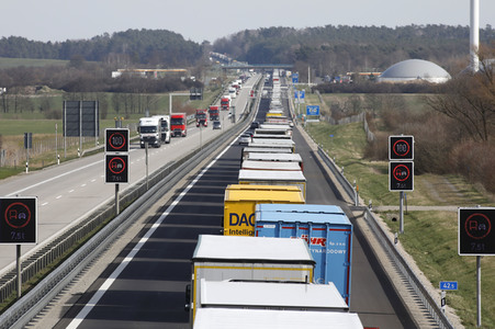 Grenzschließung Polen wegen Corona-Virus in Frankfurt (Oder)