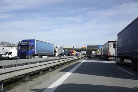 Grenzschließung Polen wegen Corona-Virus in Frankfurt (Oder)