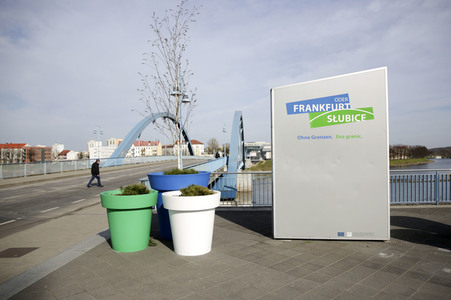 Grenzschließung Polen wegen Corona-Virus in Frankfurt (Oder)