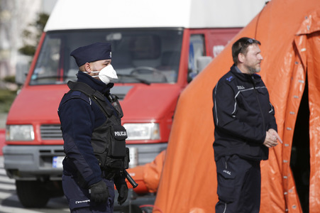 Grenzschließung Polen wegen Corona-Virus in Frankfurt (Oder)