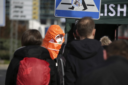 Grenzschließung Polen wegen Corona-Virus in Frankfurt (Oder)