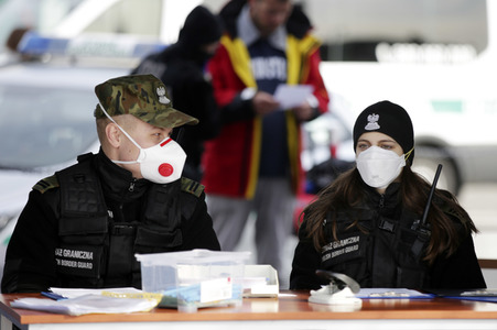 Grenzschließung Polen wegen Corona-Virus in Frankfurt (Oder)