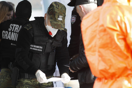 Grenzschließung Polen wegen Corona-Virus in Frankfurt (Oder)