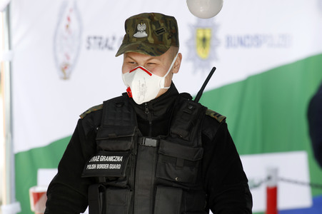 Grenzschließung Polen wegen Corona-Virus in Frankfurt (Oder)