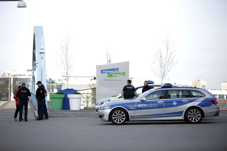 Grenzschließung Polen wegen Corona-Virus in Frankfurt (Oder)