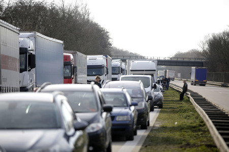 Grenzschließung Polen wegen Corona-Virus in Küstrin-Kietz