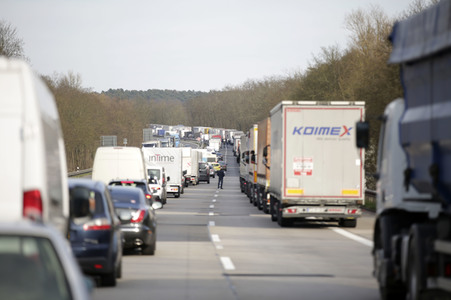 Grenzschließung Polen wegen Corona-Virus in Küstrin-Kietz