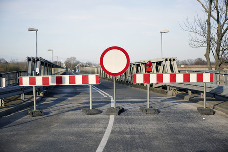 Grenzschließung Polen wegen Corona-Virus in Küstrin-Kietz