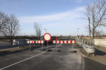 Grenzschließung Polen wegen Corona-Virus in Küstrin-Kietz