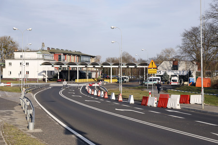 Grenzschließung Polen wegen Corona-Virus in Küstrin-Kietz