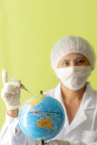 Symbolbild Impfung für die Welt