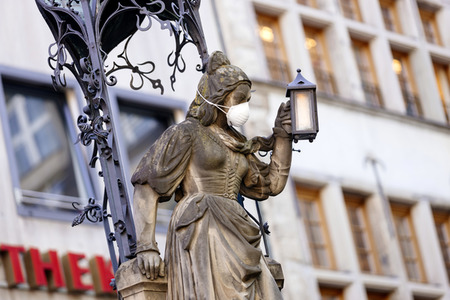 Symbolfoto Corona in Köln