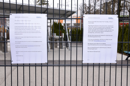 Schließungen zum Schutz gegen die Ausbreitung des Coronavirus in München