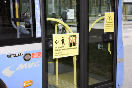 Schließungen zum Schutz gegen die Ausbreitung des Coronavirus in München