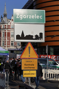 Öffnung Grenzübergang Stadtbrücke von Görlitz nach Zgorzelec