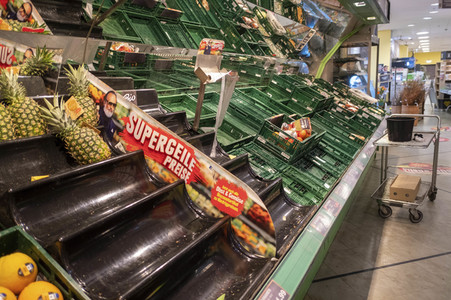 Symbolfoto Hamsterkäufe wegen Coronavirus