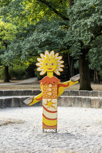 Menschenleerer Spielplatz in Nürnberg