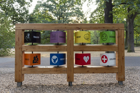 Menschenleerer Spielplatz in Nürnberg