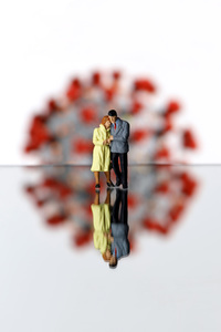 Symbolfoto Social Distancing