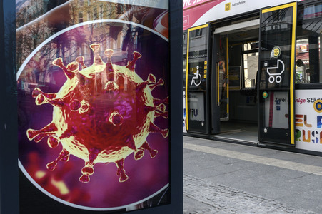 Corona Informationskampagne in Berlin