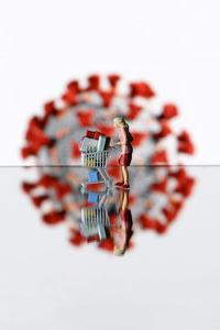 Symbolfoto Hamsterkäufe wegen Coronavirus