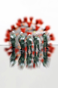 Symbolfoto Überwachung der Ausgangssperre