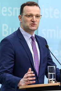 Presssekonferenz mit Jens Spahn in Berlin