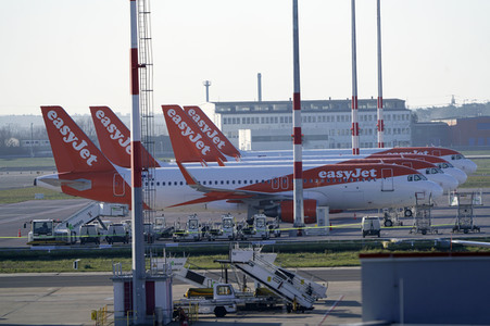 Flugrückgang wegen der Corona-Krise in Berlin