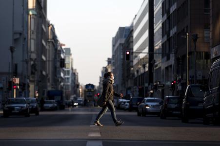 Symbolfoto Corona in Berlin