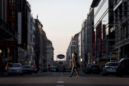 Symbolfoto Corona in Berlin